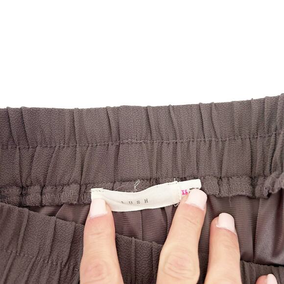 Lush Gray Chiffon Joggers Sz XS - Picture 2 of 5